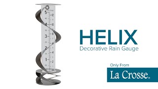 New La Crosse Helix Rain Gauge | Model 704-56357