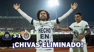 CHIVAS ES ELIMINADO LIGA MX CUARTOS DE FINAL VUELTA APERTURA 2023 - EN ZONA FUT