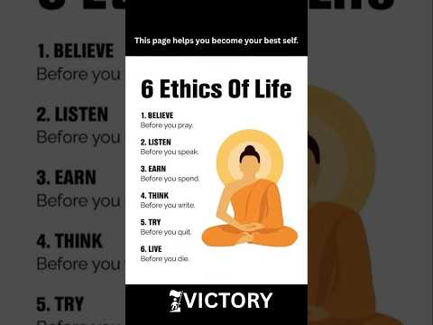 Day 23 6 Ethics Of Life Life Lifestyle Lifehacks Ethics Motivation Success Shorts Fyp Focus