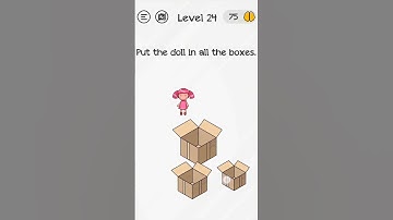 Put the doll in all the boxes | Braindom