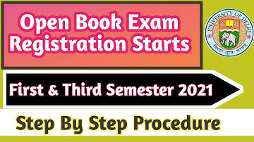 SOL open book exam registration starts 2021 Step By Step Procedure| Ameeninfo