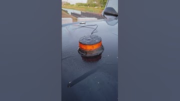 The Best Amber LED Beacon Light with 360° Coverage and 7 Flash Modes for Maximum Road Visibility! 🚨✨