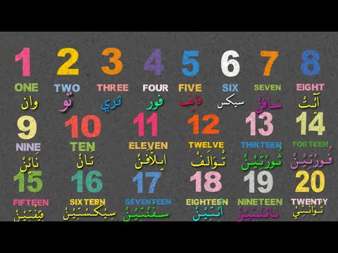 ت علم الارقام بالإنجليزية كاملة ن طق ص ح يح Learn English Numbers 2021