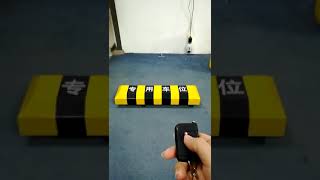 Remote control parking lock parking device
