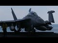 U.S. aircraft carrier conducts military drill on Arabian Sea