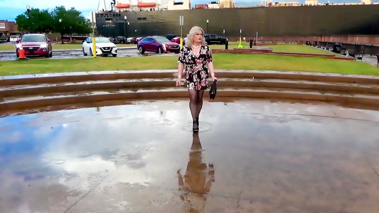 Crossdresser Tgirl Sexy Romper - Longer Video But More Variety