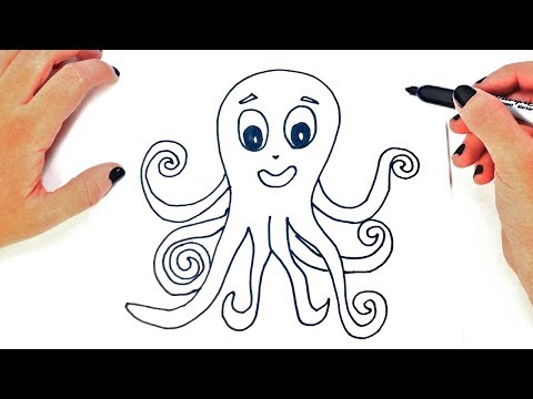 How to draw a Octopus Step by Step | Octopus Drawing Lesson