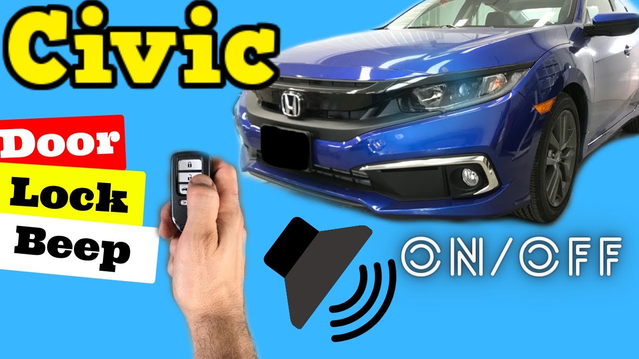 Honda Civic Sport -- How To Turn On/Off Locking Beep