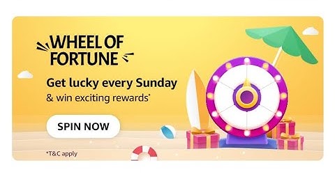 Amazon Funzone Every Sunday Weel of Fortune Quiz Answers Today| 23 APRIL 2023|  @dailyquiztime
