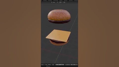 noob vs pro making melted cheese in blender #blender #blender3d #blendertutorial #blenderanimation