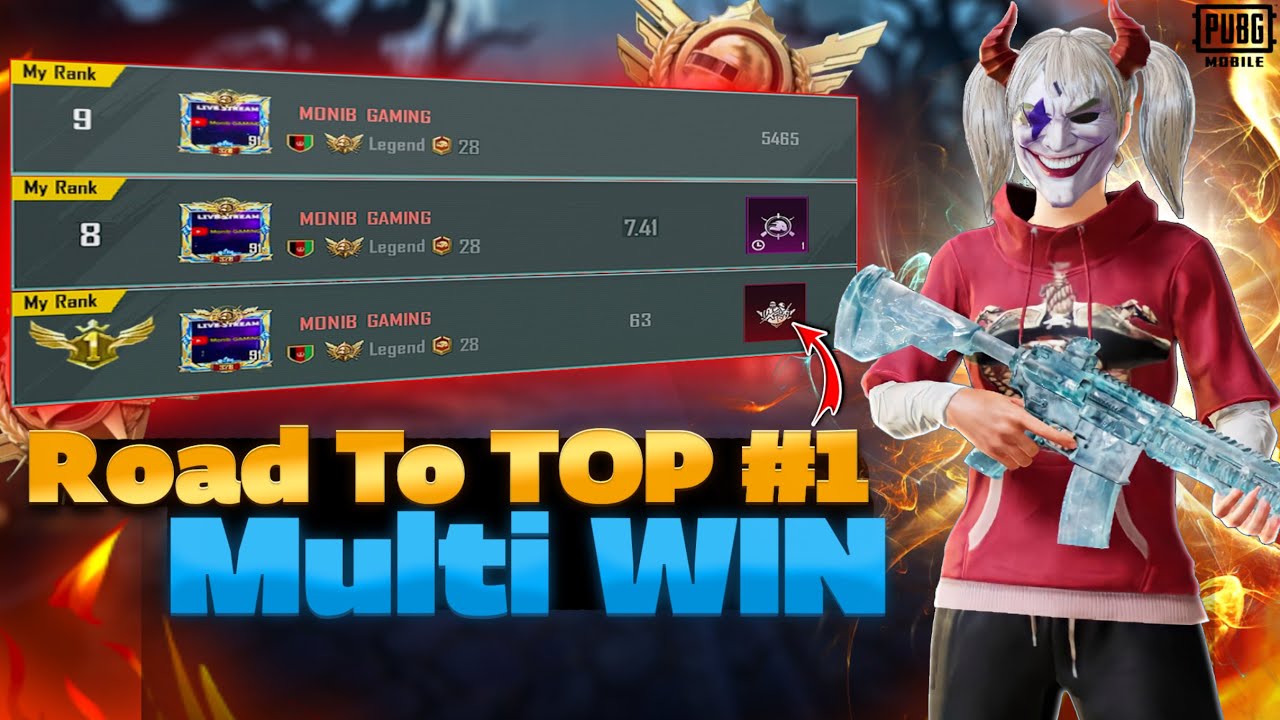 رنکاپ تاپ یک وین التیمیت رویال🔥ROAD TO TOP 1 MULTI WIN