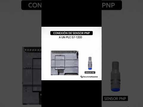 🔌 Conexión de Sensor PNP al PLC Siemens S7-1200 ⚡. #PLC #AutomatizacionIndustrial  #energia