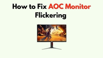 How to Fix AOC Monitor Flickering – Refresh Rate, Overdrive & Cable Solutions