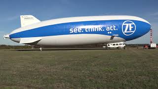 Zeppelin Landung Bonn Flugplatz Hangelar 09 2018 NEU 4k