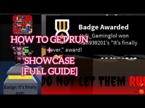 How to get Run + Showcase [FULL GUIDE] || Slap Battles But Bad