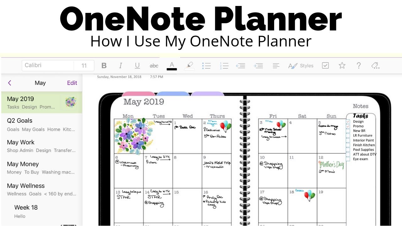 one-note-planner-template