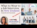 What to Wear to a Job Interview in New Zealand – Dress for Success! (Corporate and Causal jobs)