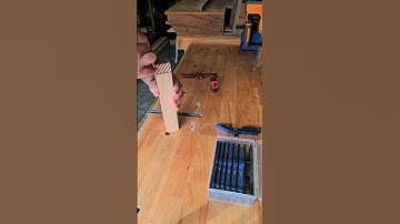 Cutting Tenons with Radial Arm Saw #woodworking #woodworker