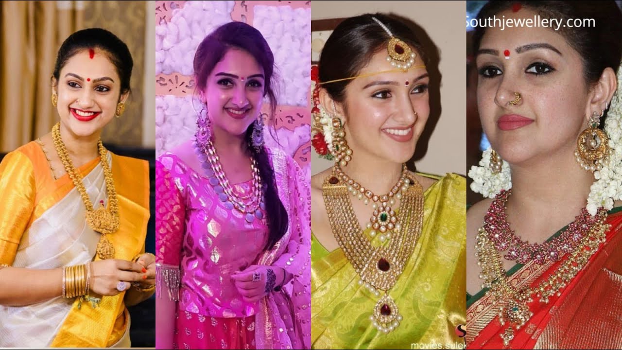 Actress Preetha hari and her Sister Sridevi Beautiful Jewelry Collection| Most beautiful Jewelery