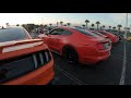 Orange mustang meet mustang week myrtle beach