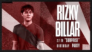 LIVE SURPRISE ULANG TAHUN 27 TAHUN RIZKY BILLAR - BILLAR MENANGIS KARENA UCAPAN LESTI!