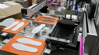 Automatic Shoes Sole Rotary Silk Screen Printing Machine