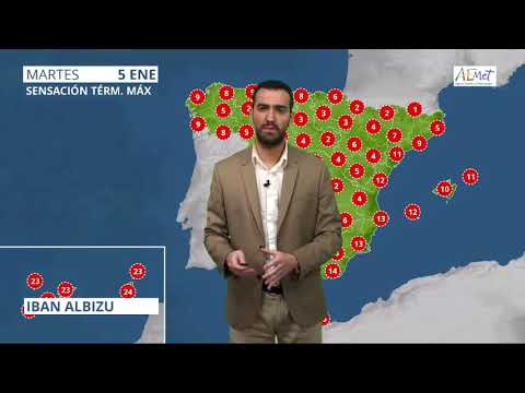 El tiempo de aemet 05/01/2021