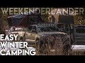 Easy Winter Rooftop Tent Camping In Tacomas - WEEKENDERLANDER EP 27