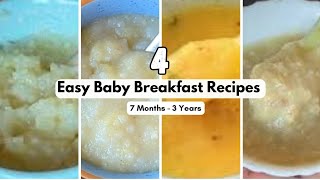 8 Months - 1 Year Baby Breakfast Ideas | Healthy, Easy & Quick Meal Ideas