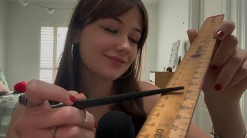 ASMR - which point is closer? depth perception test with random objects!