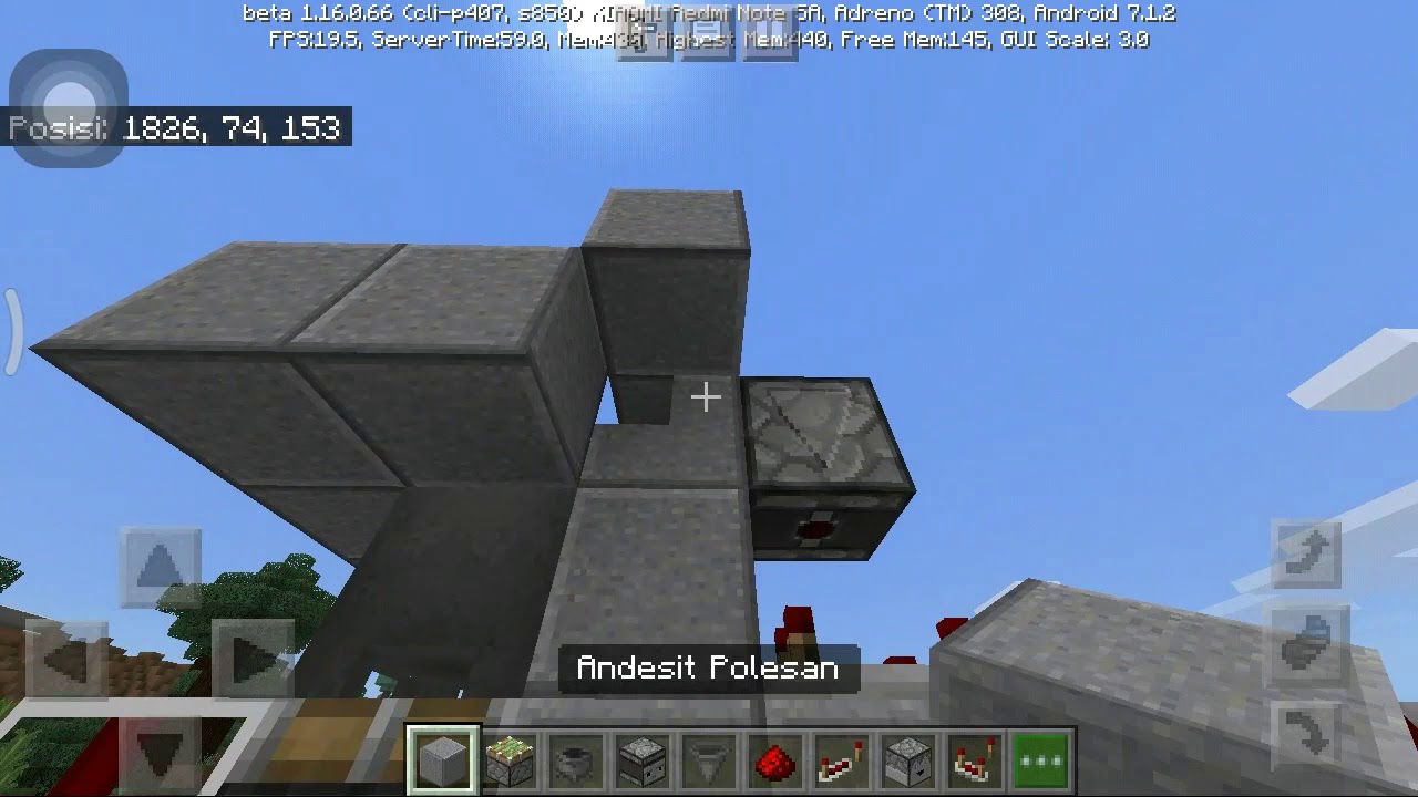 AUTOMATIC FILLING CAULDRON (Big ver.) Minecraft Bedrock Tutorial