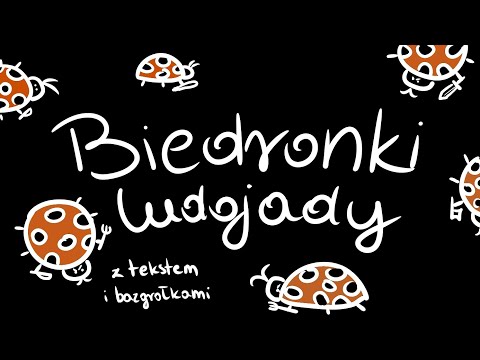 Biedronki ludojady (piosenka ukulele z tekstem i bazgrołkami)