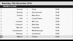English Premier League Fixtures 2016-17