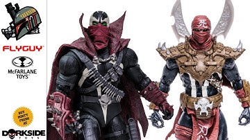 FLYGUYtoys McFarlane Toys Ninja Spawn And Commando Spawn Mortal Kombat 11 Toy Action Figure Review