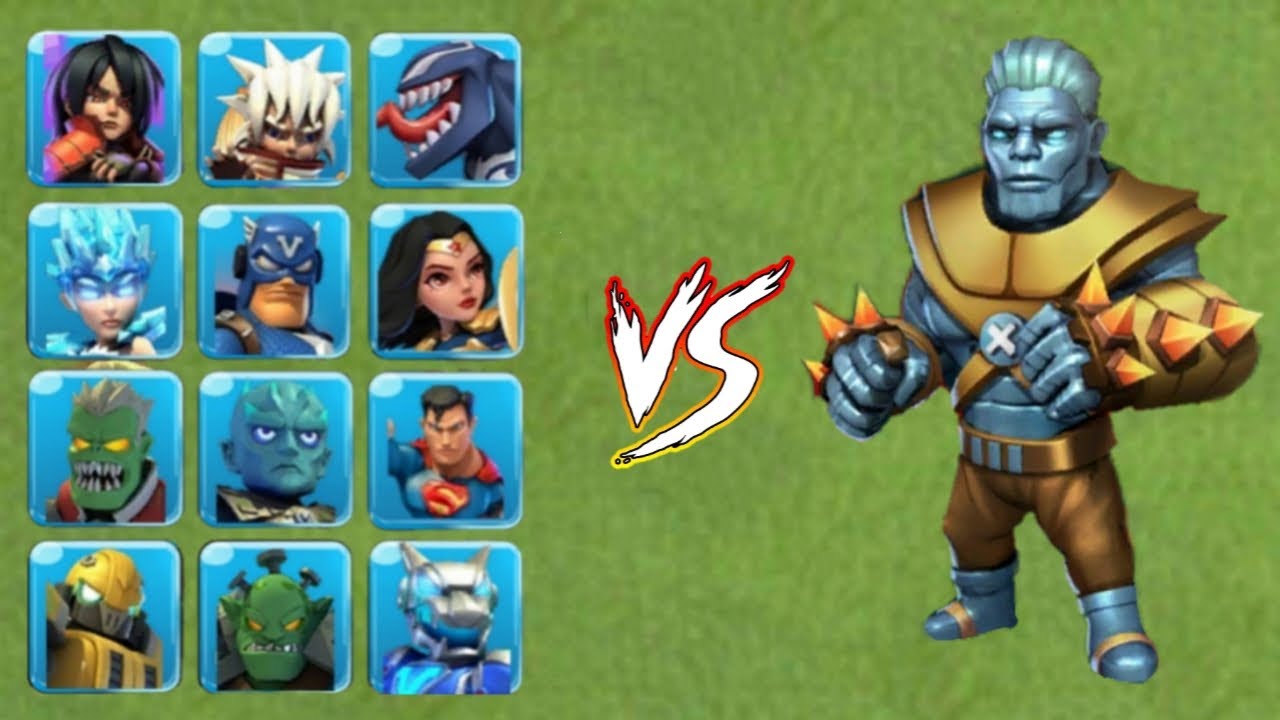 AWAKE METAL MAN VS OTHER HERO | CLASH OF ZOMBIES