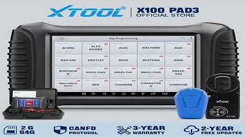 XTOOL X100 PAD3 Elite lMMO Key Programmer All Key Lost Car Diagnostic Tools Automotive Sca