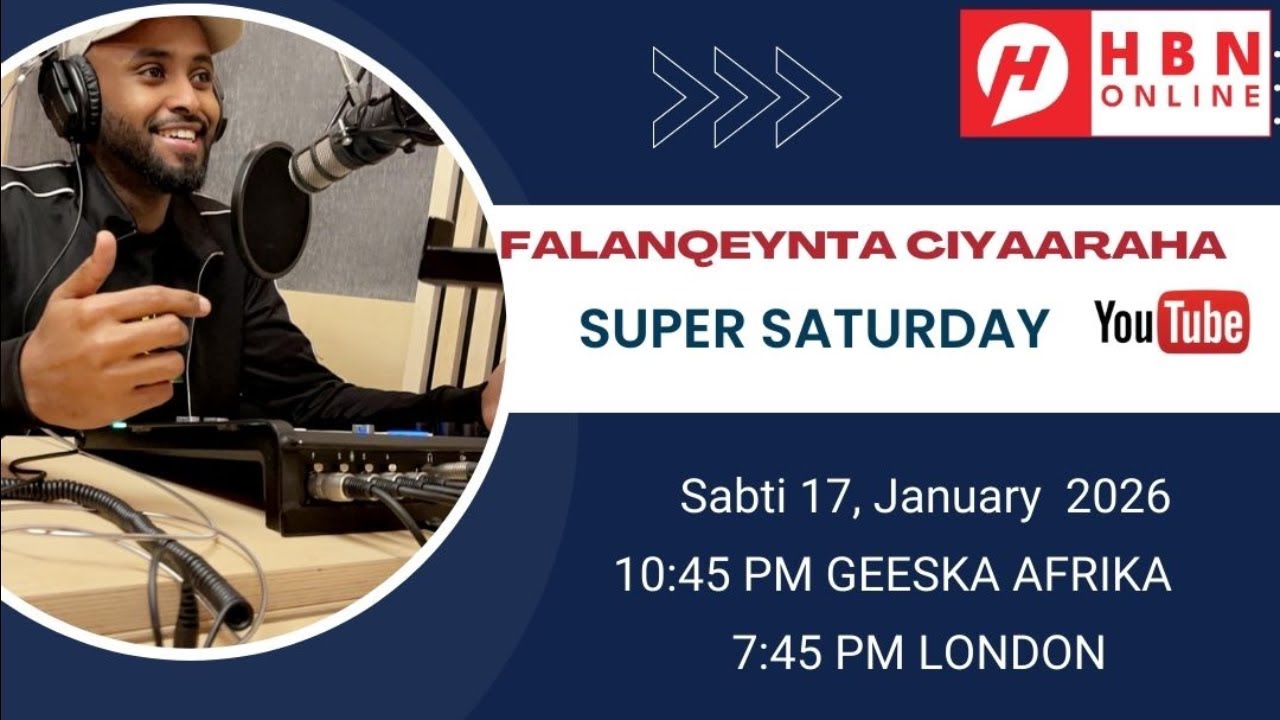 FALANQEYNTA CIYAARAHA: WACDARAHA SUPER SATURDAY
