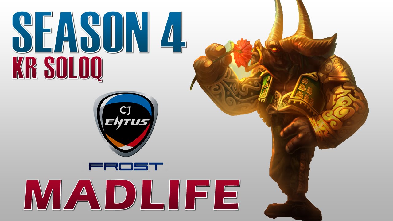 CJ Frost MadLife - Alistar Support - KR SoloQ, image size:1280x720