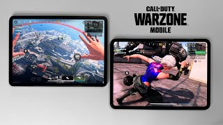 iPad Pro M4 vs iPad M2: Warzone Mobile FPS Gaming Test with Metal Performance HUD.