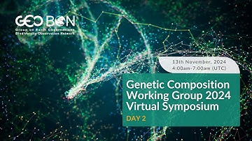 Genetic Composition Working Group 2024 Virtual Symposium (DAY 2) - 13 Nov 2024