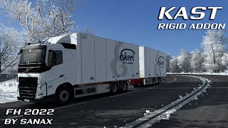 Kast Rigid addon for Volvo FH2022 by Sanax. Euro Truck Simulator 2