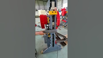 multifunction punching and shearing machine factory real shot video professional