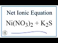 Net Ionic Equations and Solubility