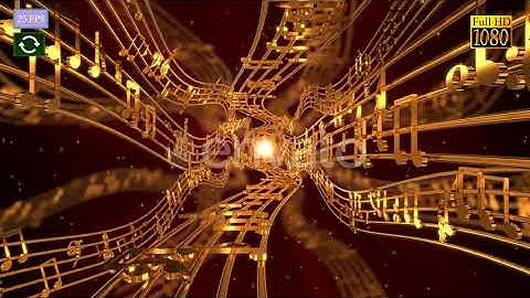 Music Notes A2 HD | Motion Graphics - Videohive template