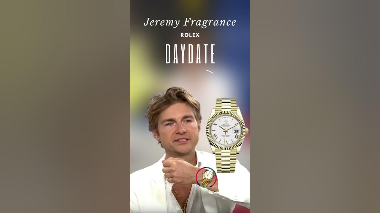 mest marmelade gentage Jeremy Fragrance wears a ? #shorts #jeremyfragrance #rolex #daydate  #rolexgmt #rolexwatches - YouTube