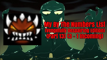 My By The Numbers List (Vengefully Despairing Edition) (Part 13)