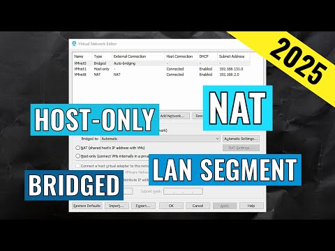 NAT vs Bridged