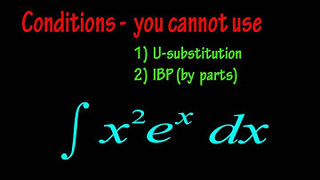 Can you solve this indefinite integral without using U-substitution and integration by parts ?