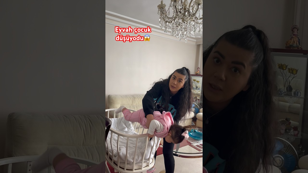 Eyvah çocuk düşüyo🙈 #bebek #shortvideo #vlog #tavsiye #beşik #kavga