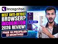 Incogniton Anti Detect Browser Review 2026 🔥 Manage Multiple Accounts Safely (Free 10 Profiles)